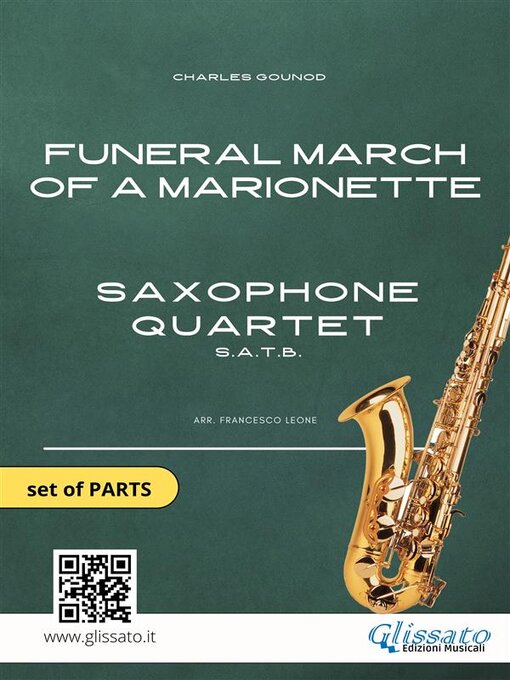 Cover image for Saxophone Quartet Sheet Music: Funeral March of a Marionette (Set of Parts)